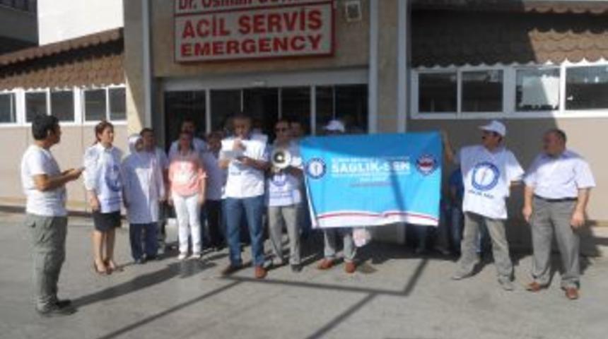 Sağlık-Sen Hekime Şiddeti Protesto Etti