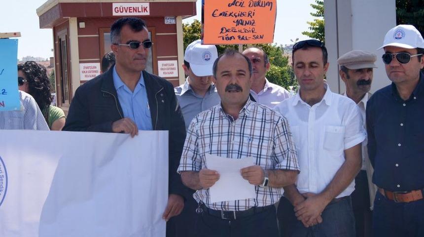 &Ccedil;orum İl &Ouml;zel İdaresi Protesto Edildi