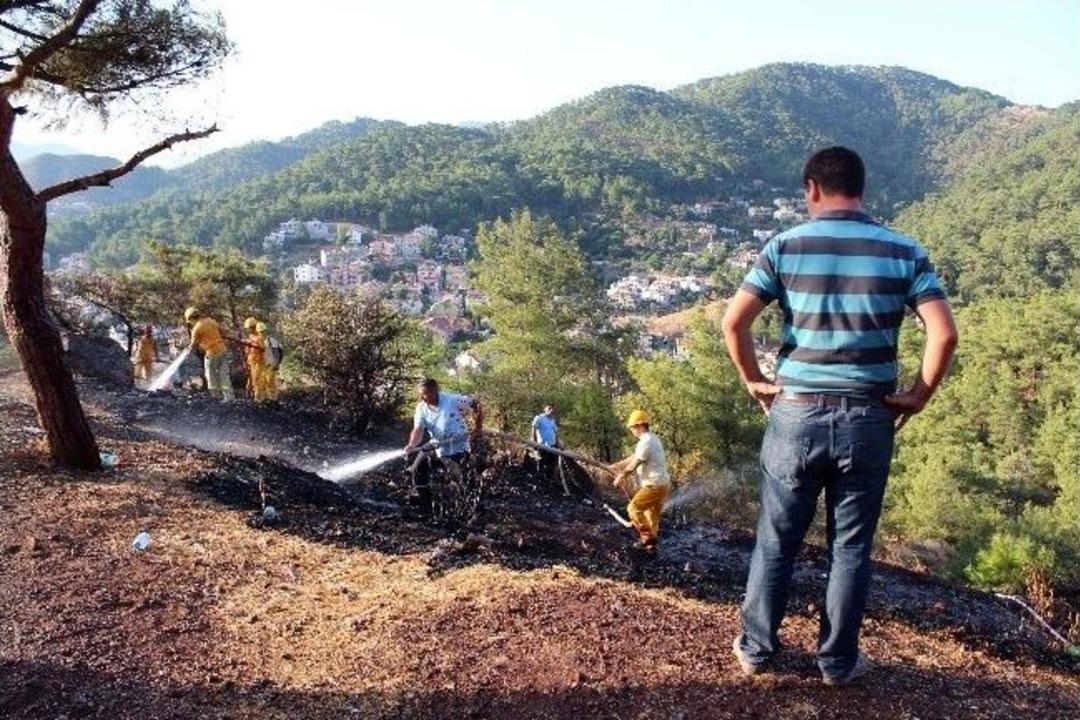 Manzara Yerine Alevleri Seyrettiler