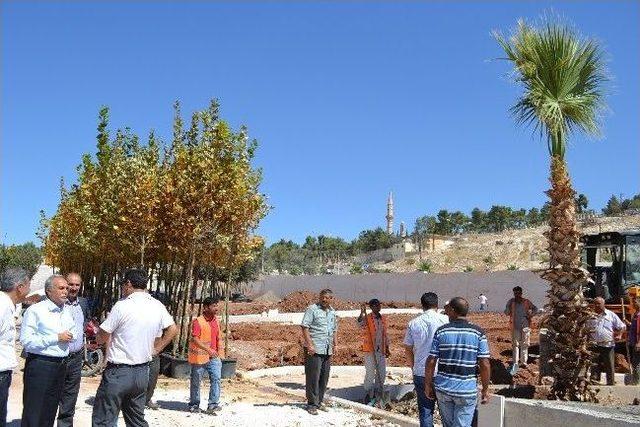 Haleplibah&ccedil;e Parkı&rsquo;nda Ağa&ccedil;landırma &Ccedil;alışmaları Başladı 1