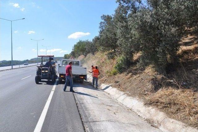 Mudanya Belediyesi’nden Kara Yolu Temizliği