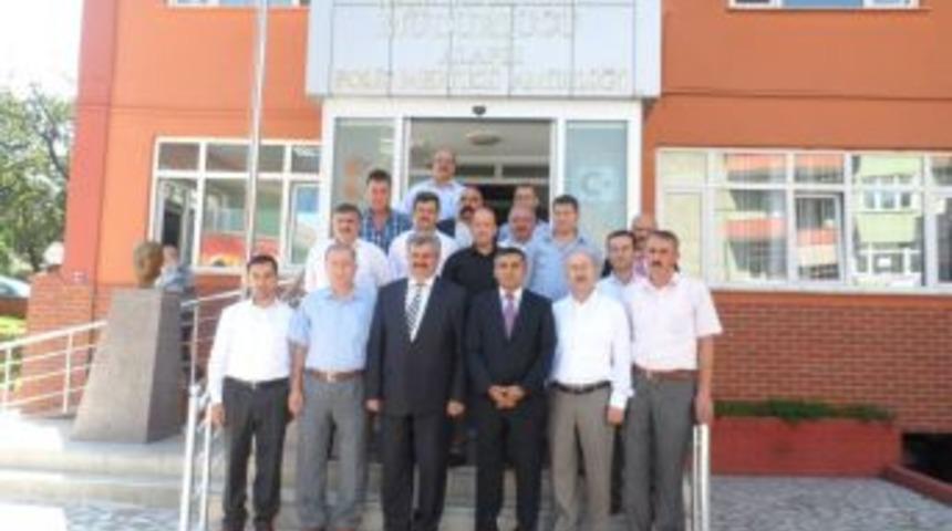 AK Parti   Teşkilatı,  Emniyet M&uuml;d&uuml;r&uuml; Erkan Tektaş&rsquo;ı ziyaret etti