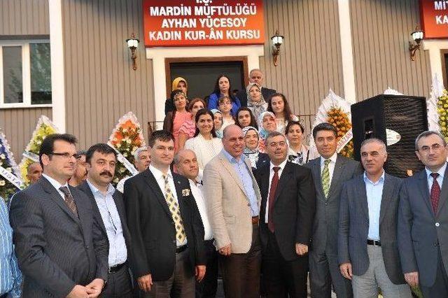 Mardin Valisi Ve Belediye Başkanı Taziye Evi Ve Kur’an Kursu Açılışına Katıldı