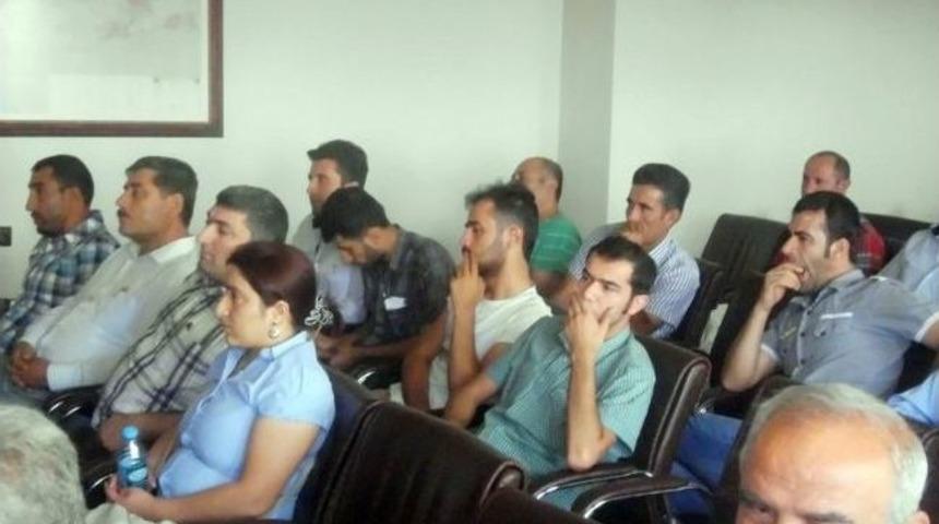 Silvan'da Organik Pamuk Toplantısı Yapıldı