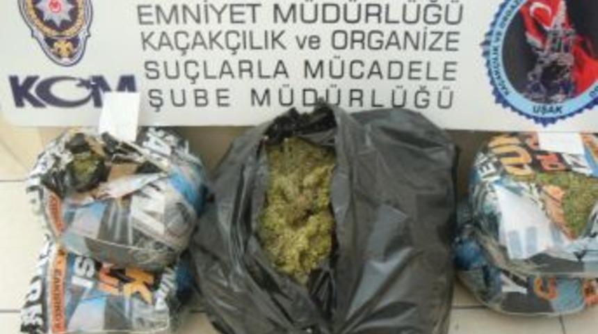 Uşak&rsquo;ta Uyuşturucu Operasyonu