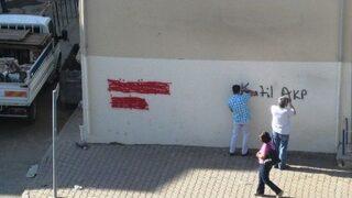 Ödemiş’te Polisten Duvar Yazılarına Yakın Takip