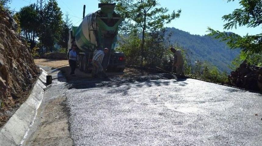 K&ouml;ydes Beton Yol 2. Etap &Ccedil;alışmaları