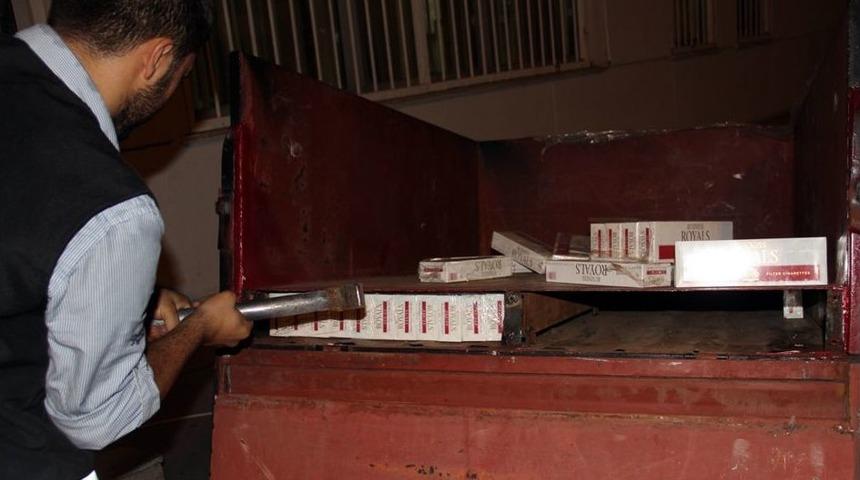 Habur'da Bir Ayda 415 Bin TL Değerinde Ka&ccedil;ak Eşya Ele Ge&ccedil;irildi