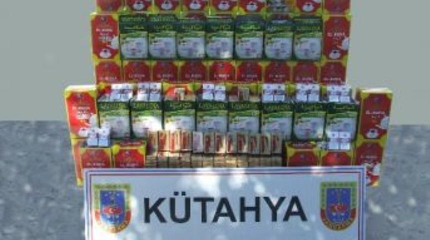 K&uuml;tahya&rsquo;da Ka&ccedil;ak Sigara Operasyonu