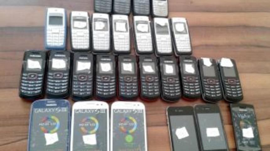 İneg&ouml;l'de Ka&ccedil;ak Cep Telefonu Operasyonu