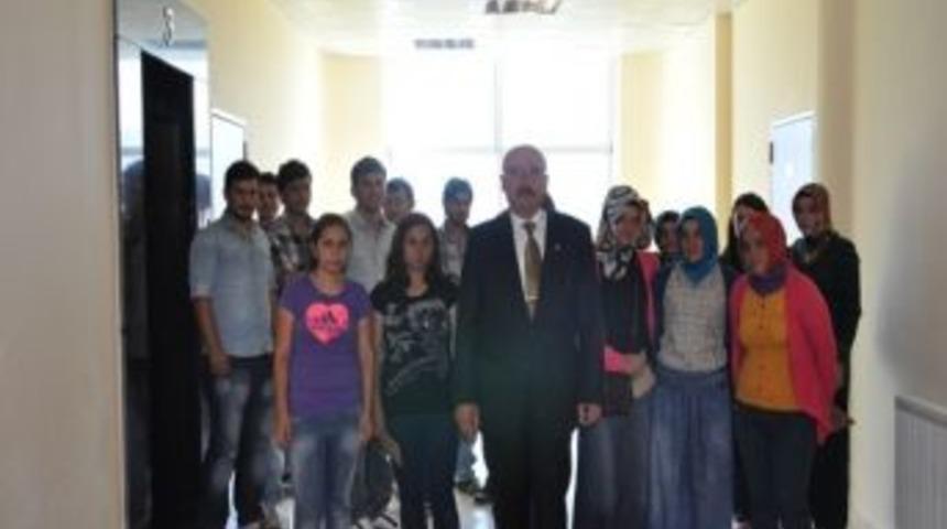 Başarılı &Ouml;ğrencilerden Başkan Samur&rsquo;a Ziyaret
