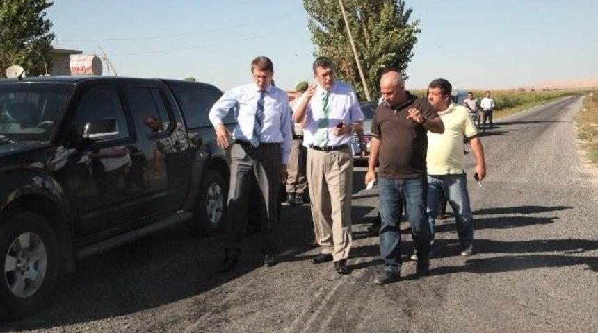Vali G&uuml;ven&ccedil;, İsale Hattında İncelemelerde Bulundu
