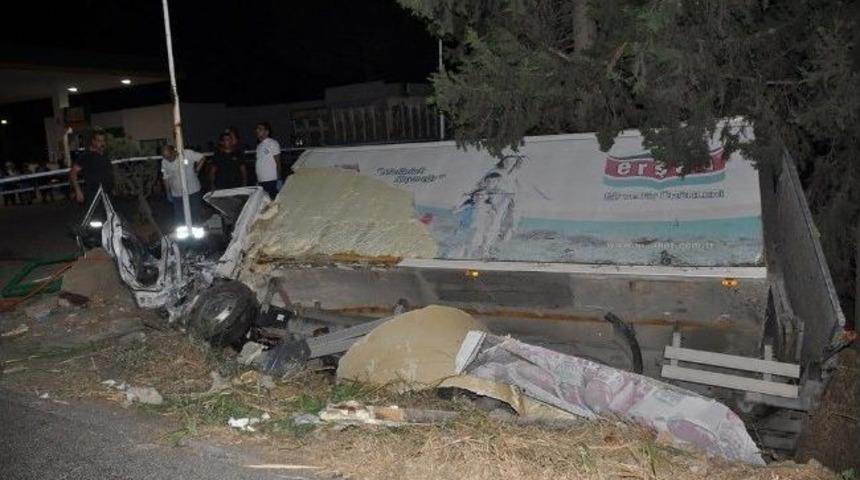 Milas&rsquo;ta Trafik Kazası; 1 &Ouml;l&uuml;, 1 Yaralı