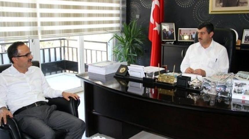 Amasya Orman B&ouml;lge M&uuml;d&uuml;r&uuml; Sarı&rsquo;dan Yazıcı&rsquo;ya Ziyaret