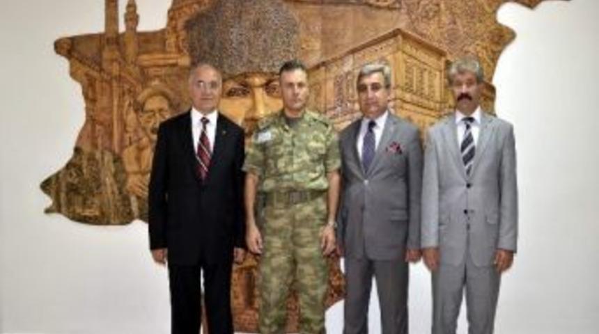 Ticaret Borsası&rsquo;ndan, Garnizon Komutanı Sağır&rsquo;a Ziyaret