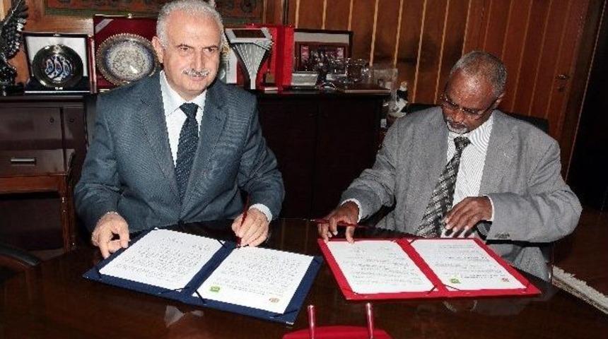 Atat&uuml;rk &Uuml;niversitesi İle Sudan Nyala &Uuml;niversitesi Arasında İşbirliği Protokol&uuml; İmzalandı