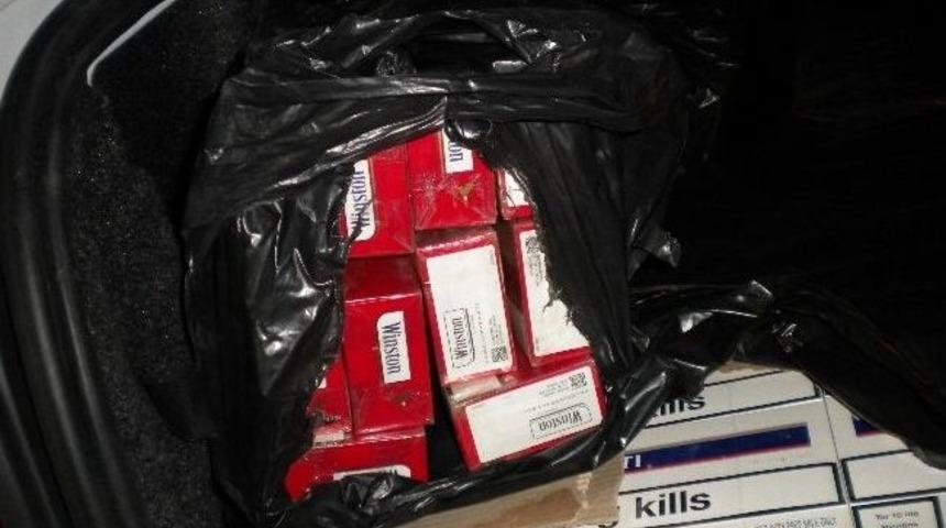 Viranşehir&rsquo;de, 18 Bin 759 Paket Ka&ccedil;ak Sigara Ele Ge&ccedil;irdi