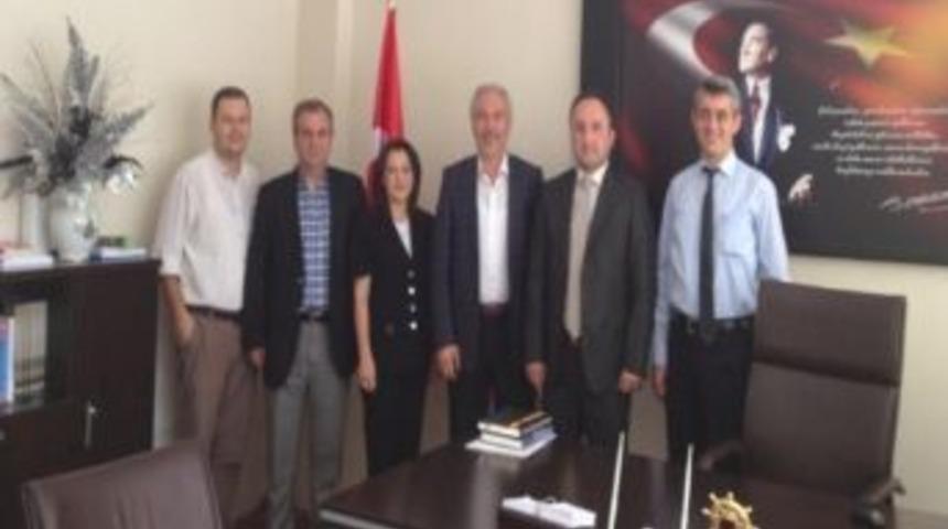 Ak Parti'den İl Milli Eğitim M&uuml;d&uuml;rl&uuml;ğ&uuml;'ne Ziyaret