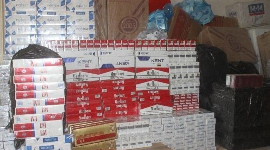 Ağrı'da 67 Bin Paket Ka&ccedil;ak Sigara Ele Ge&ccedil;irildi