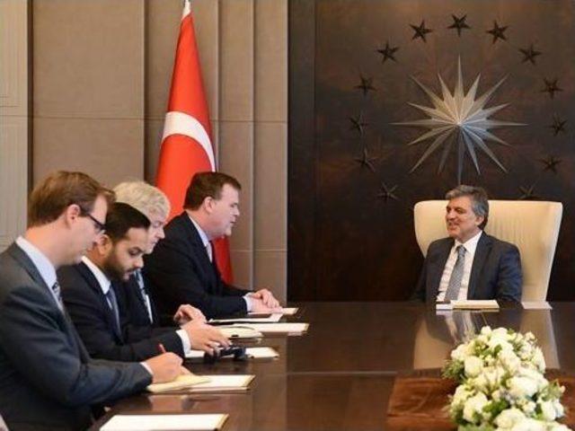 Cumhurbaşkanı G&uuml;l, Kanada Dışişleri Bakanı Baird i Kabul Etti 1