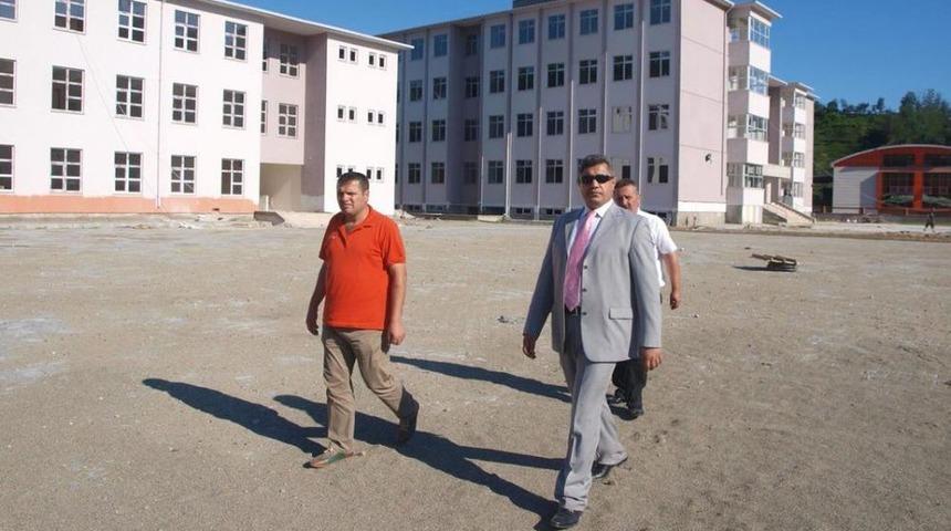 Pazar Kaymakamı Aslan'ın Incelemeleri