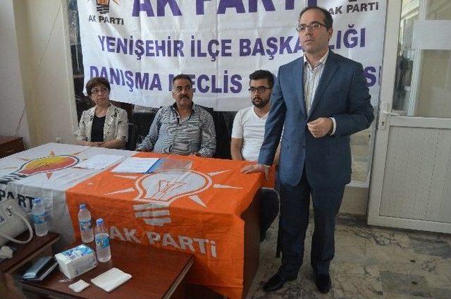 Ak Parti'li Altaç İlçe Danışma Meclisi Toplantısına Katıldı