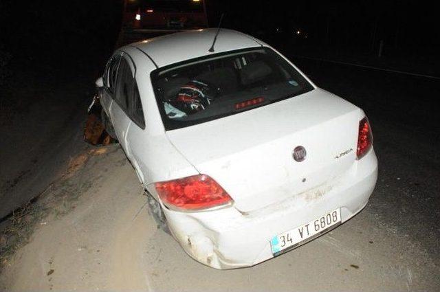 Otomobil Takla Attı: 4 Yaralı 1