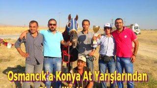 Osmancık'a Konya At Yarışlarından Birincilik Kupası