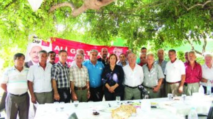 G&uuml;ltekin&rsquo;e Mezitli muhtarlarından tam destek var