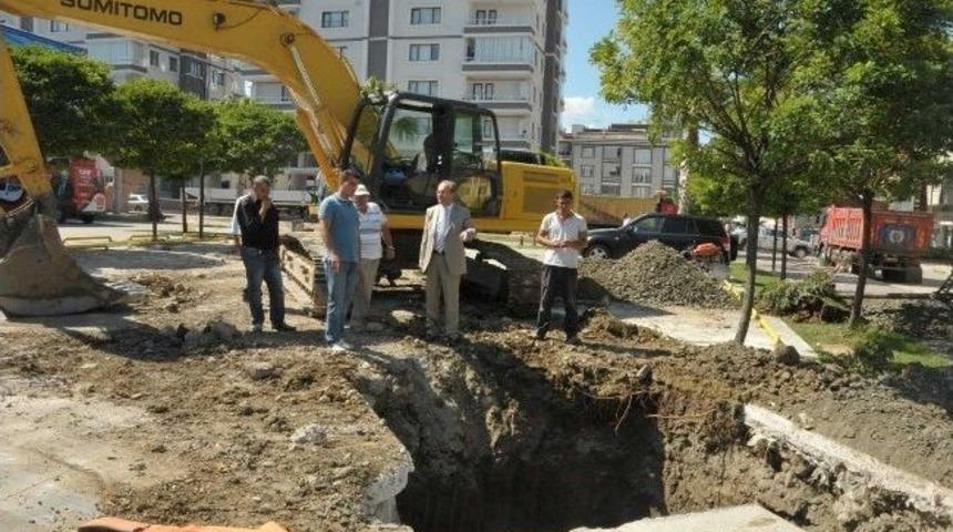 Başkan Burma, Sel B&ouml;lgesindeki &Ccedil;alışmaları İnceledi