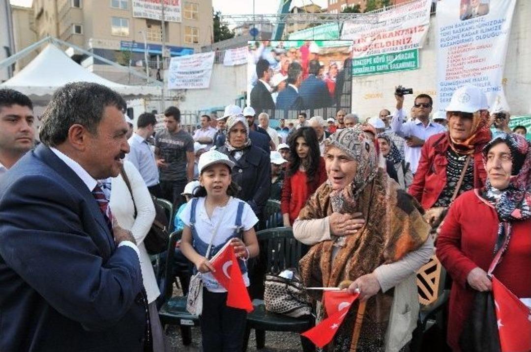 Bakanlar Erdoğan Bayraktar Ve Veysel Eroğlu G&uuml;m&uuml;şhane&rsquo;de 13 Tesisin Temel Atma T&ouml;reni'ne Katıldı