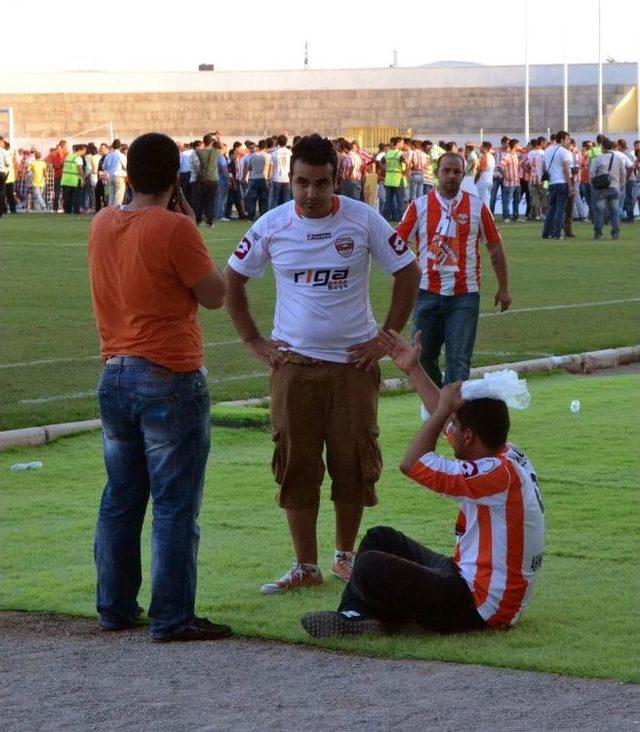 Kahramanmaraşspor, Adanaspor Ma&ccedil;ı Sonrası Olaylar &Ccedil;ıktı 3