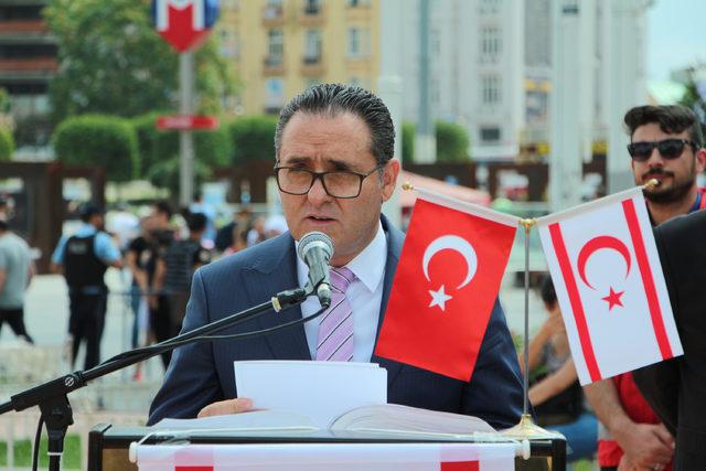 Taksim'de Kıbrıs Barış Harekatı'nın 44'üncü yıldönümü töreni 