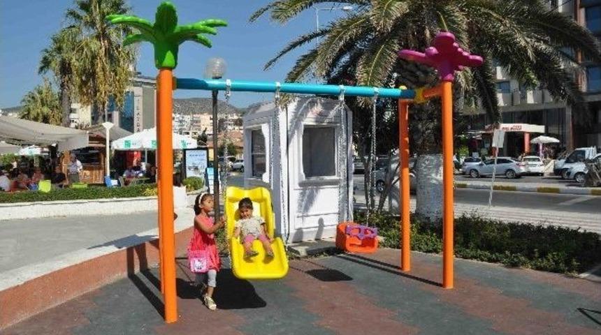 Kuşadası Belediyesi&rsquo;nden Engelli &Ccedil;ocuklar İ&ccedil;in &Ouml;zel Oyun Parkı