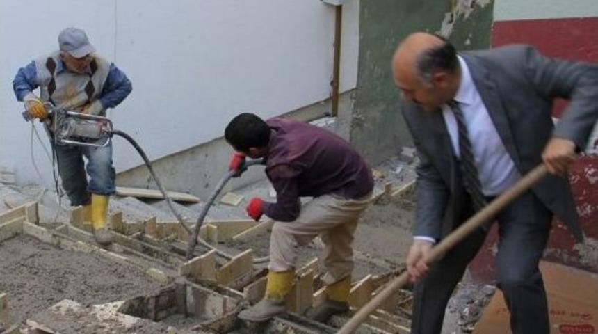 İmaret Tepe Sosyal Tesisi &Ccedil;alışmalarında Sona Doğru