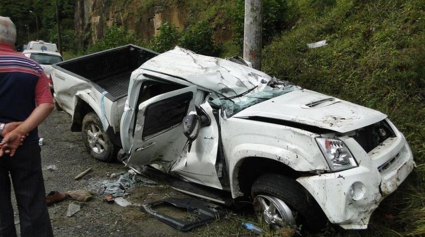 Trabzon'da Trafik Kazası: 1 Ölü