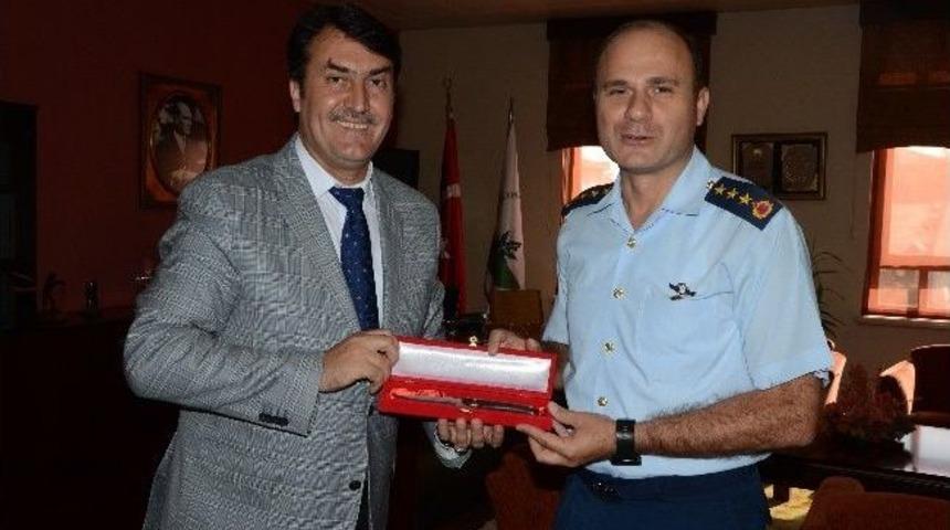 Işıklar Komutanı Dayıoğlu Başkan D&uuml;ndar&rsquo;ı Ziyaret Etti