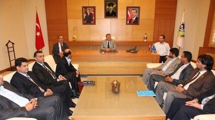 Başkan To&ccedil;oğlu, Libya&rsquo;nın El Merc Şehrinden Gelen Heyeti Ağırladı