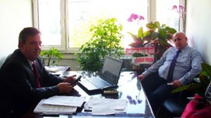 Yazıcıoğlu&rsquo;ndan Yeni Şube M&uuml;d&uuml;r&uuml; Korkmaz&rsquo;a Ziyaret
