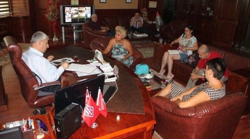 Haytap Yönetimi Başkan Çetinkaya’yı Ziyaret Etti