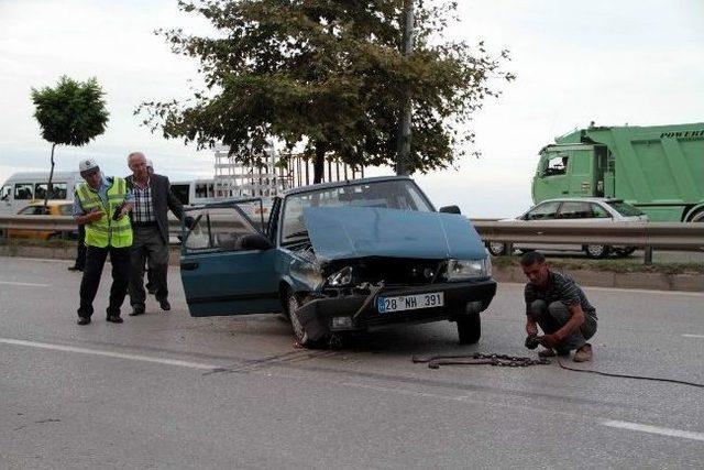 Samsun&rsquo;da Trafik Kazası: 3 Yaralı 3