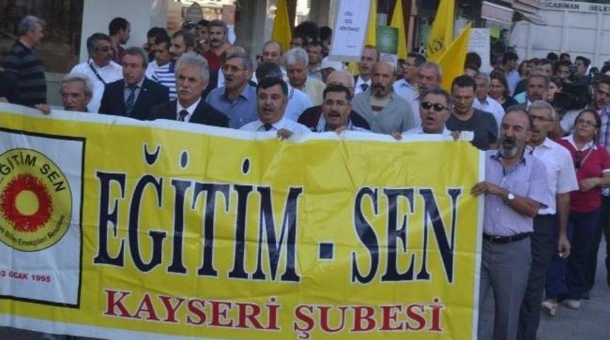 Eğitim - Sen Kayseri Şube Başkanı Sedat &Uuml;nsal:
