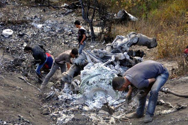 Sınır Ihlali Yapan Suriye Helikopterinin Düşürülmesi