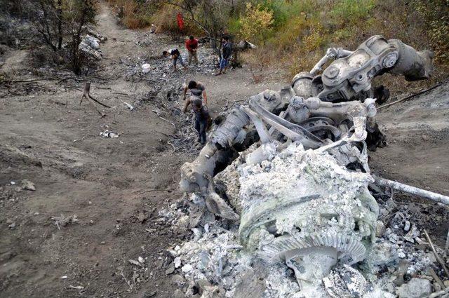 Sınır Ihlali Yapan Suriye Helikopterinin Düşürülmesi