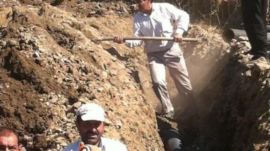 Varto&rsquo;da Kanalizasyon &Ccedil;alışması