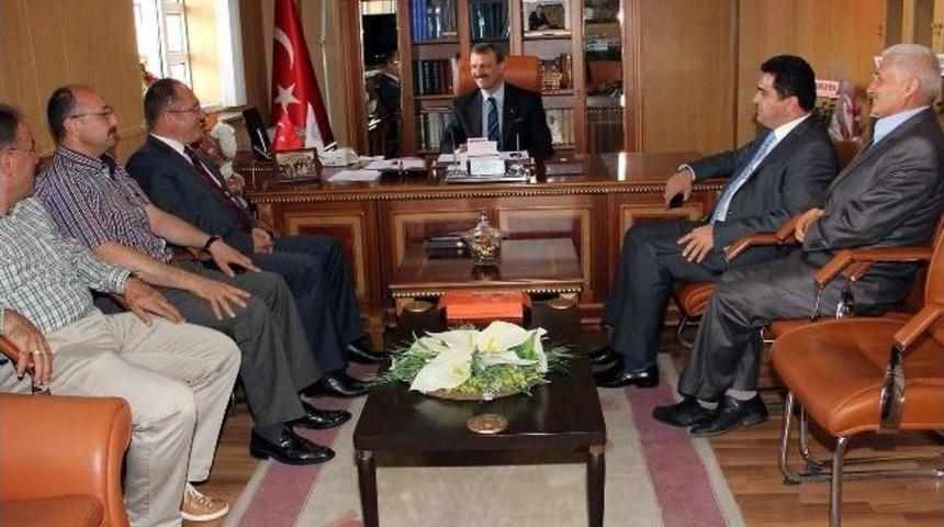 Ak Parti Heyeti Sivas M&uuml;ft&uuml;s&uuml; Balkan&rsquo;ı Ziyaret Etti