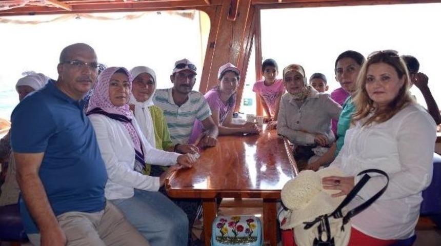 Şehit Yakınları Ve Gaziler Sedir Adası&rsquo;nı Gezdi