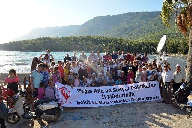 Şehit Yakınları Ve Gaziler Sedir Adası’nı Gezdi