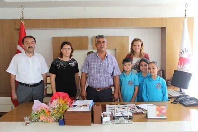 &Ouml;ğrencilerden İlk&ouml;ğretim Haftası Ziyareti 1