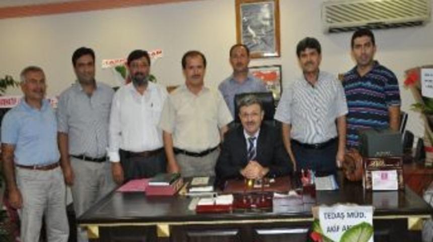 Sendika Temsilcilerinden Kozan M&uuml;ft&uuml;s&uuml;ne Ziyaret